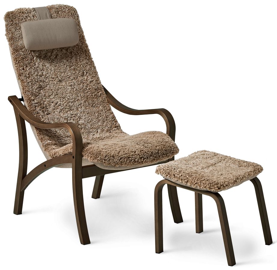 Anne Fåtölj med fotpall