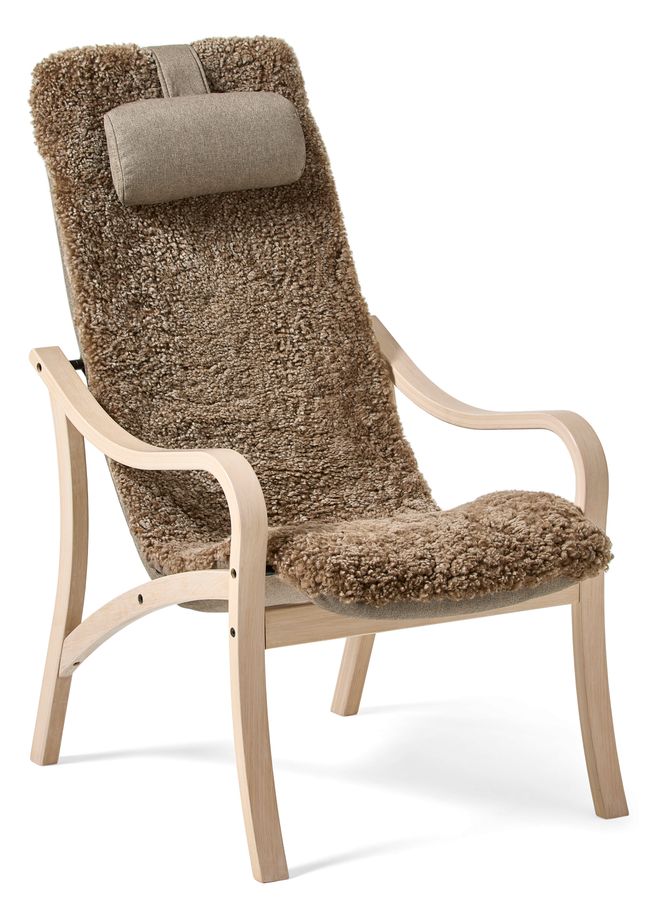 Anne Fåtölj med fotpall view 3