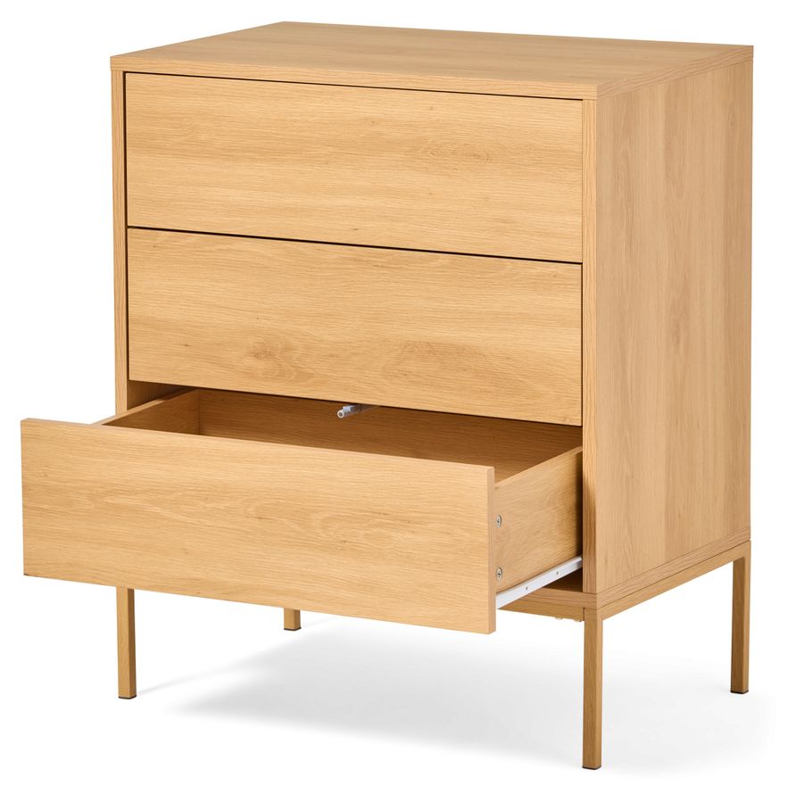 Fransy Byrå med 3 lådor view 2