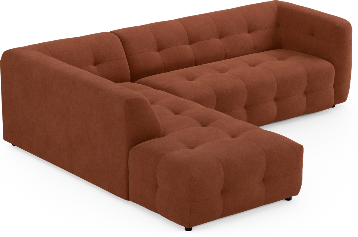 Bella 3-sits soffa med divan vänster view 2