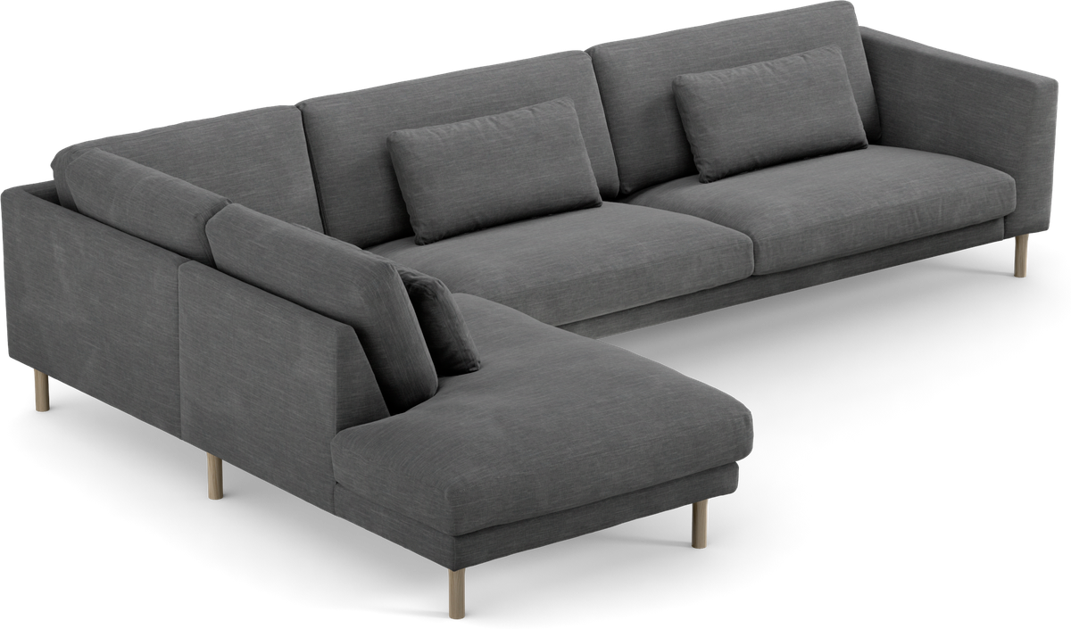 Willow 4-sits soffa med divan vänster view 2