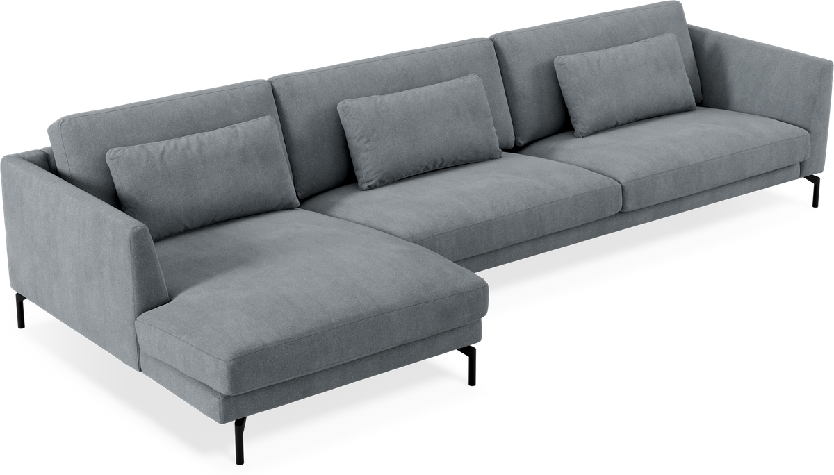 Willow 4-sits soffa med schäslong vänster view 2