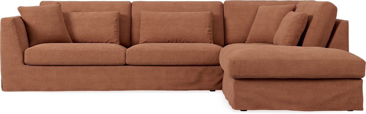 Willow 3-sits soffa med divan höger