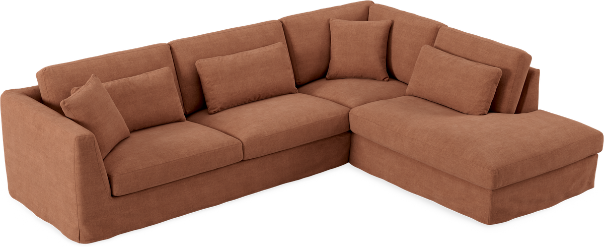 Willow 3-sits soffa med divan höger view 2