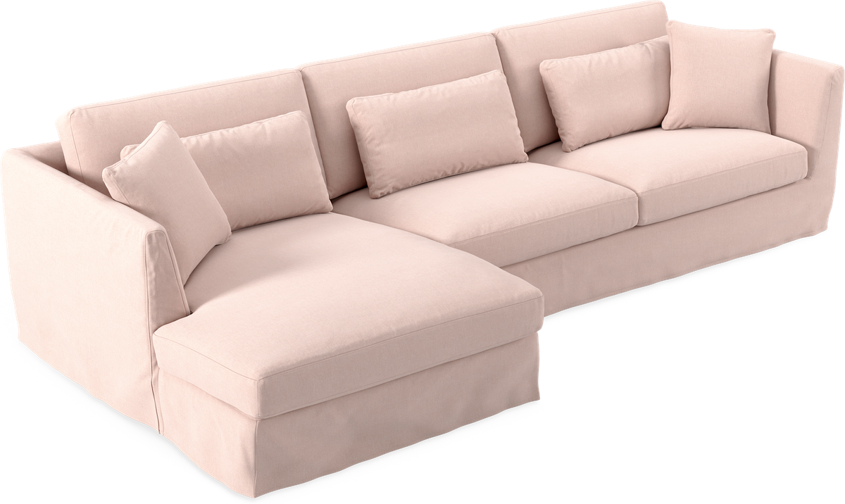 Willow 3-sits soffa med schäslong vänster view 2