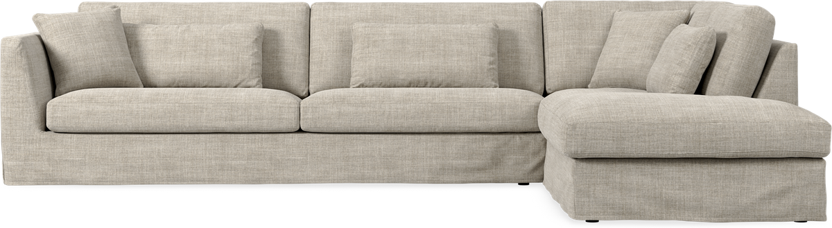 Willow 4-sits soffa med divan höger