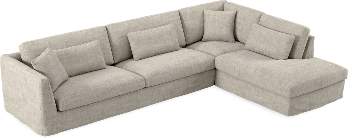 Willow 4-sits soffa med divan höger view 2