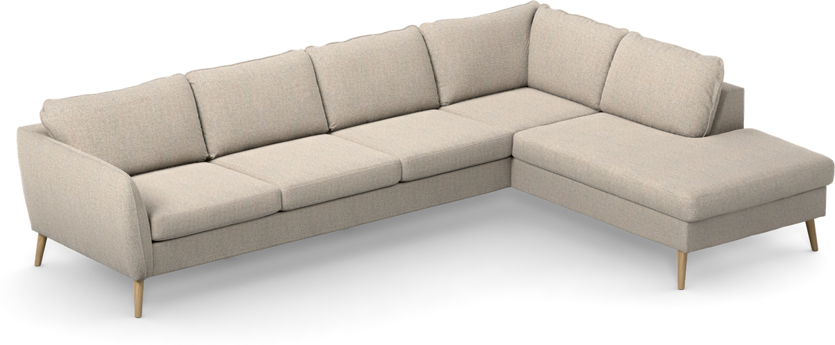 County 3-sits soffa med divan höger view 2