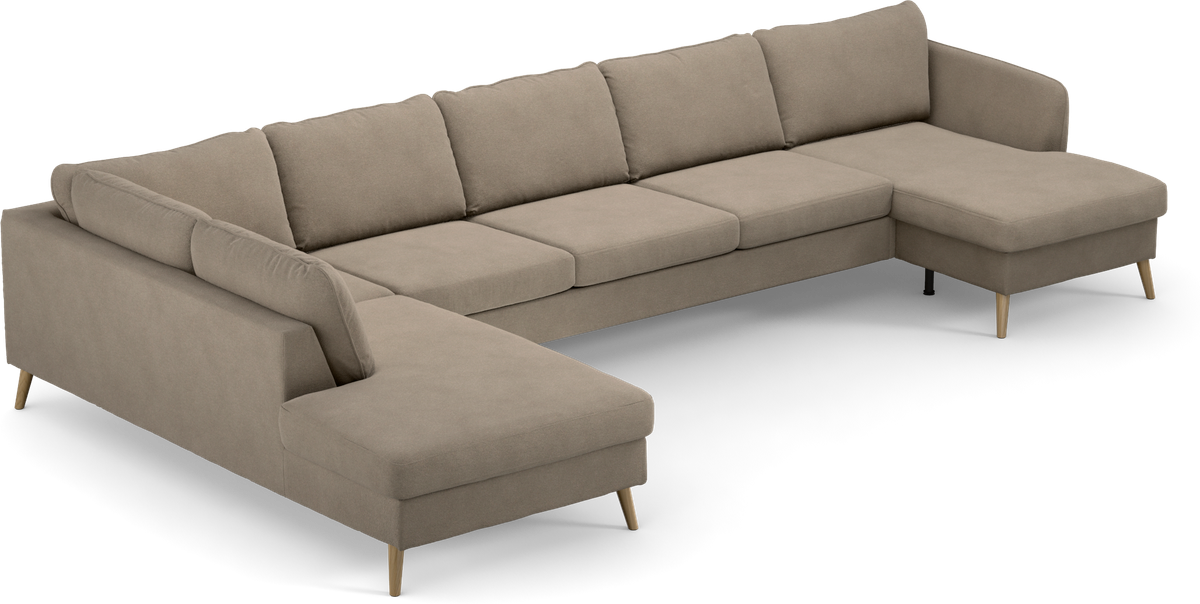 County 4-sits soffa med divan vänster och schäslong höger view 2