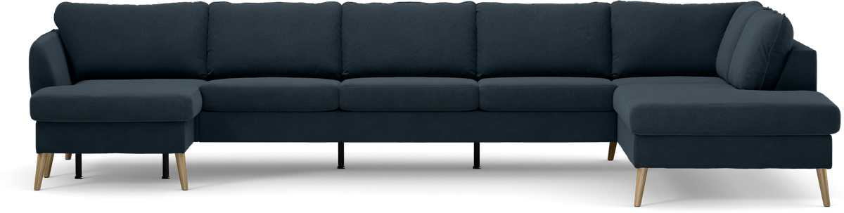 County 4-sits soffa med schäslong vänster och divan höger