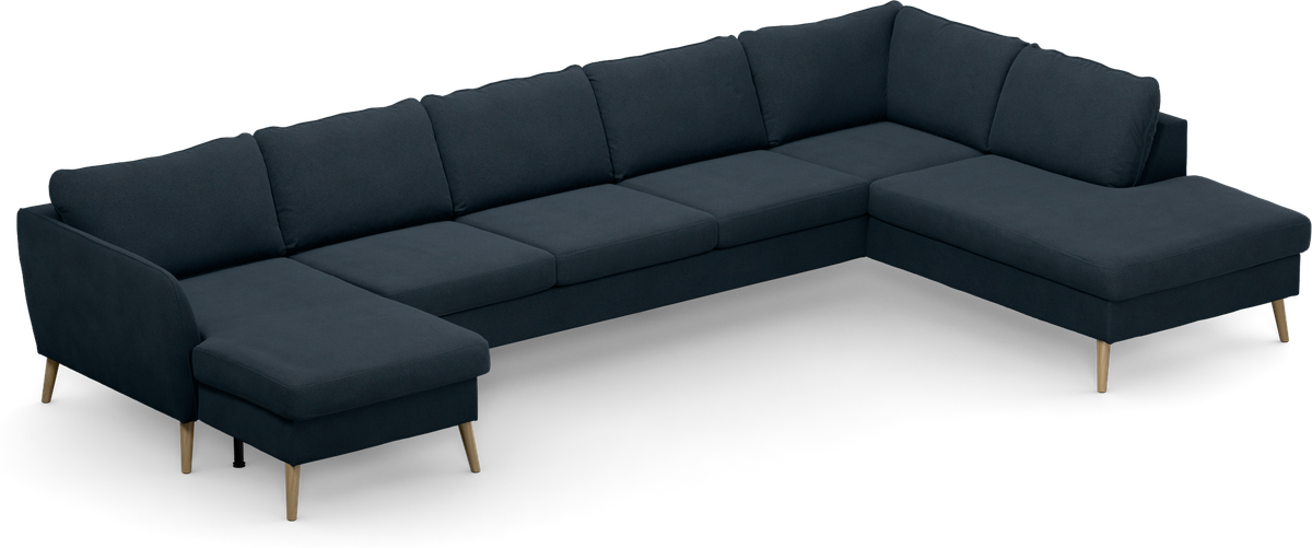 County 4-sits soffa med schäslong vänster och divan höger view 2