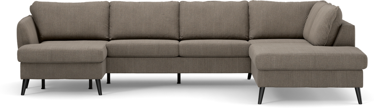 County 3-sits soffa med schäslong vänster och divan höger