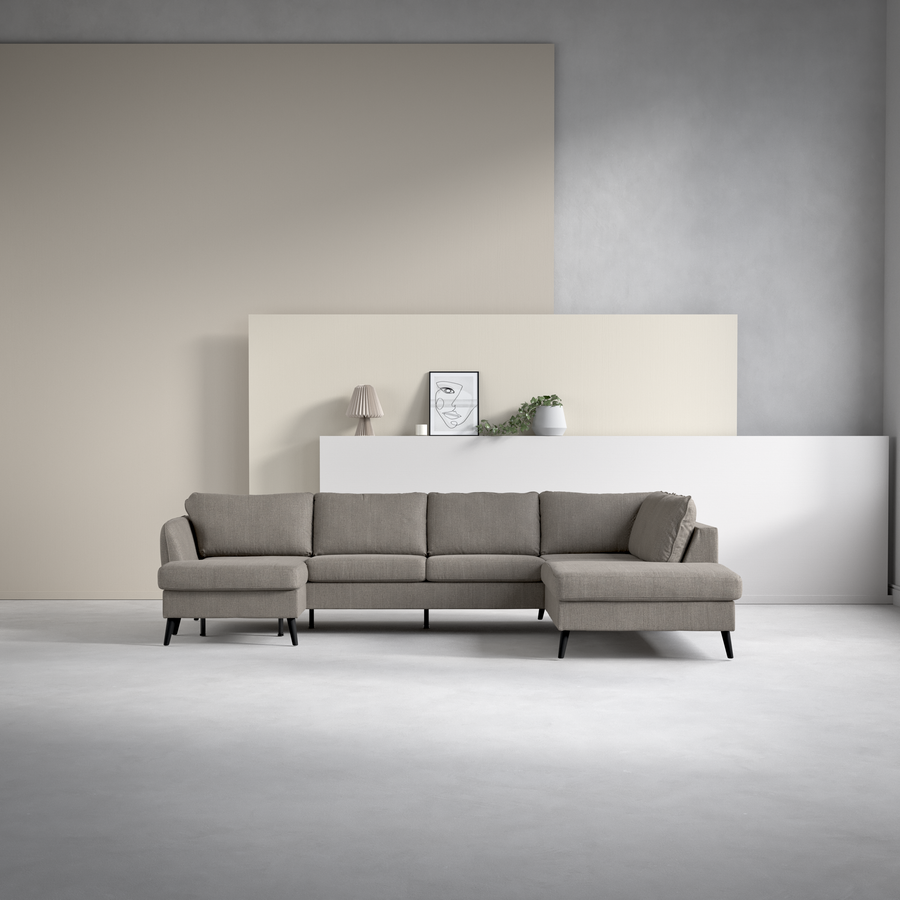 County 3-sits soffa med schäslong vänster och divan höger view 5