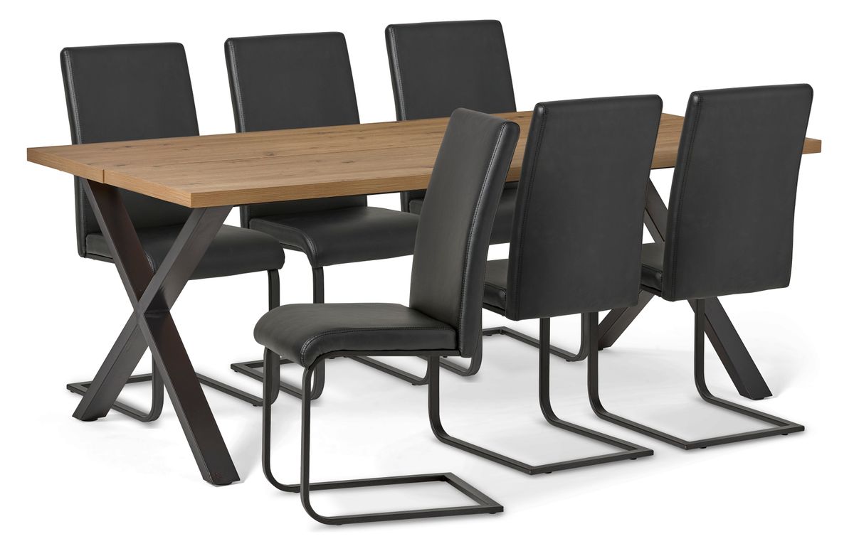 Veneto Matgrupp med 6 stolar Jack