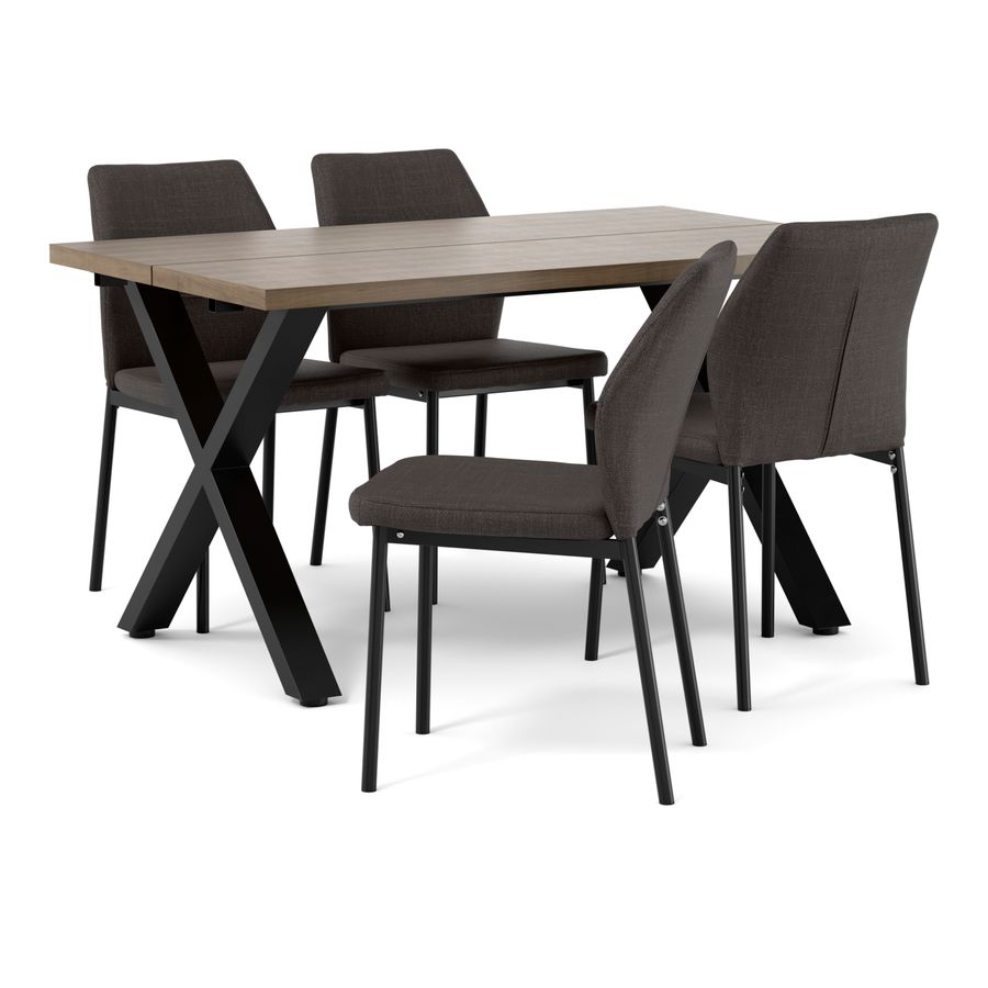 Veneto Matgrupp med 4 stolar Delta