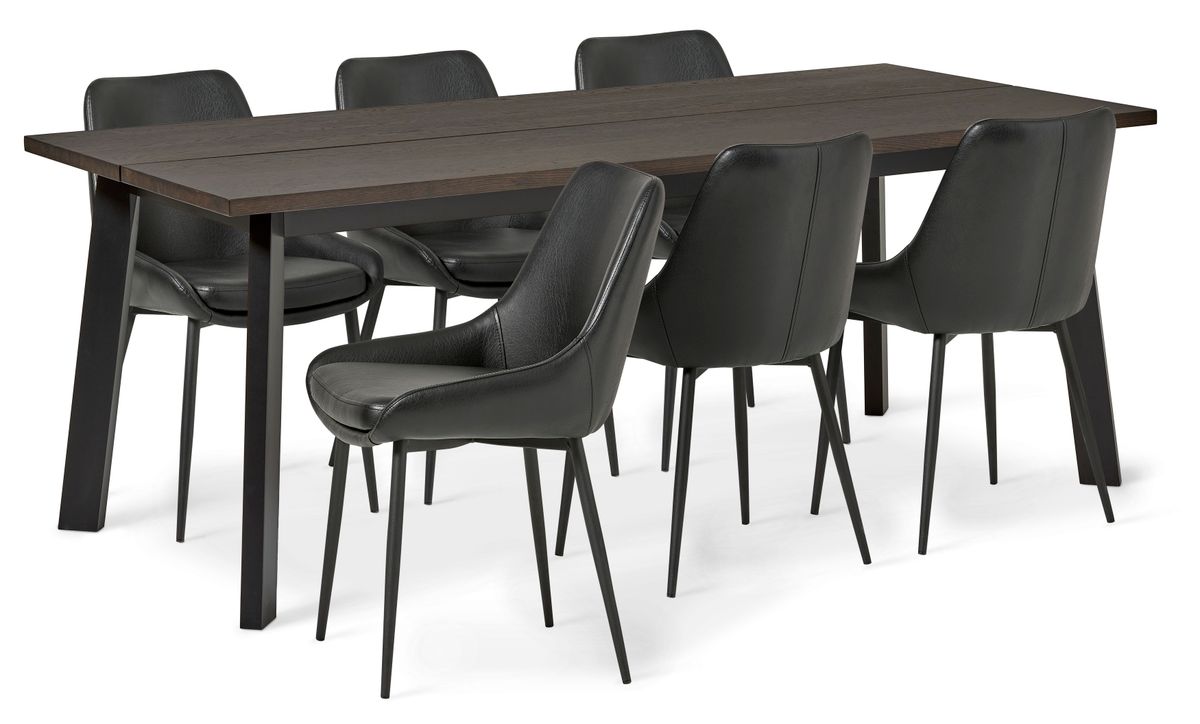 Nomad Matgrupp med 6 stolar Leon