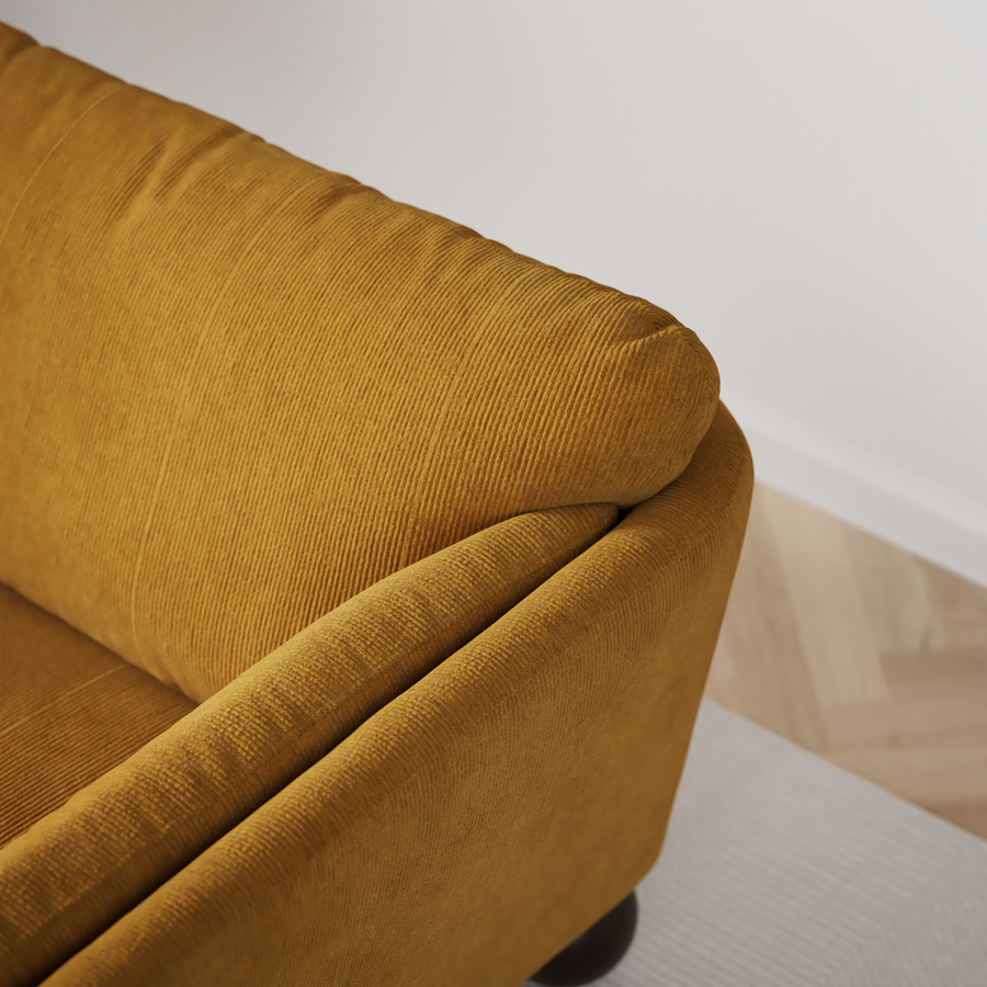 Madison 2-sits soffa view 2