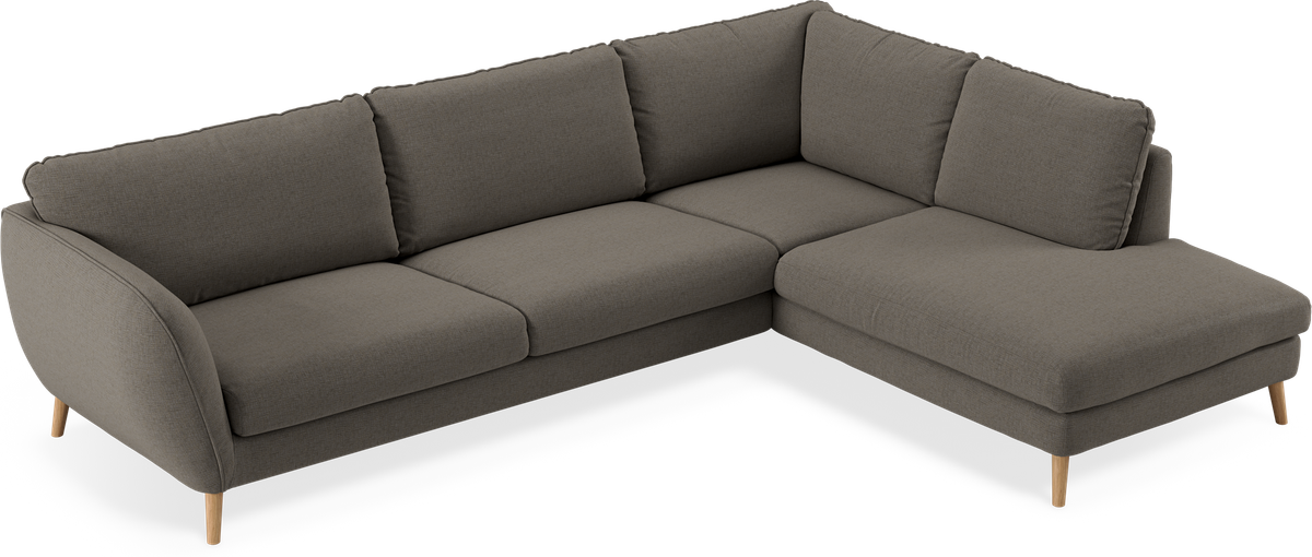 Madison 3-sits soffa med divan höger view 3