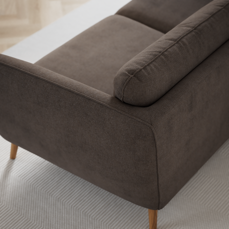 Madison 3-sits soffa med divan höger view 7