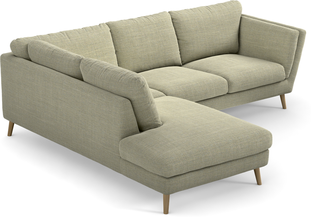 Madison 2-sits soffa med divan vänster view 2