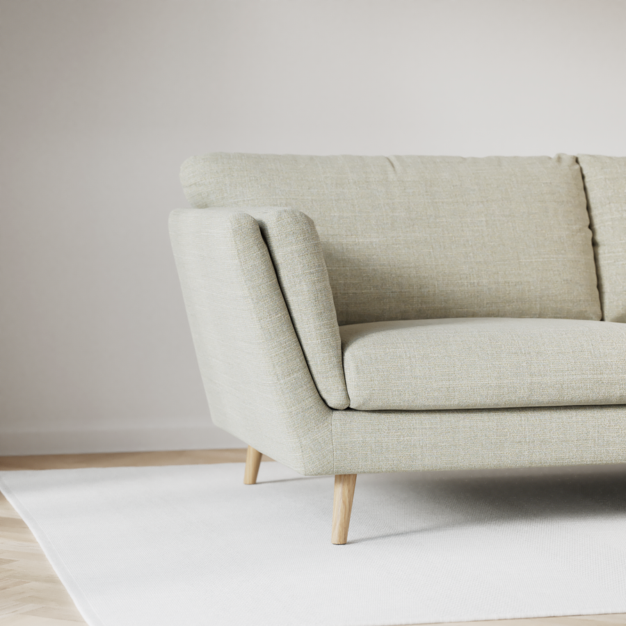 Madison 2-sits soffa med divan vänster view 5