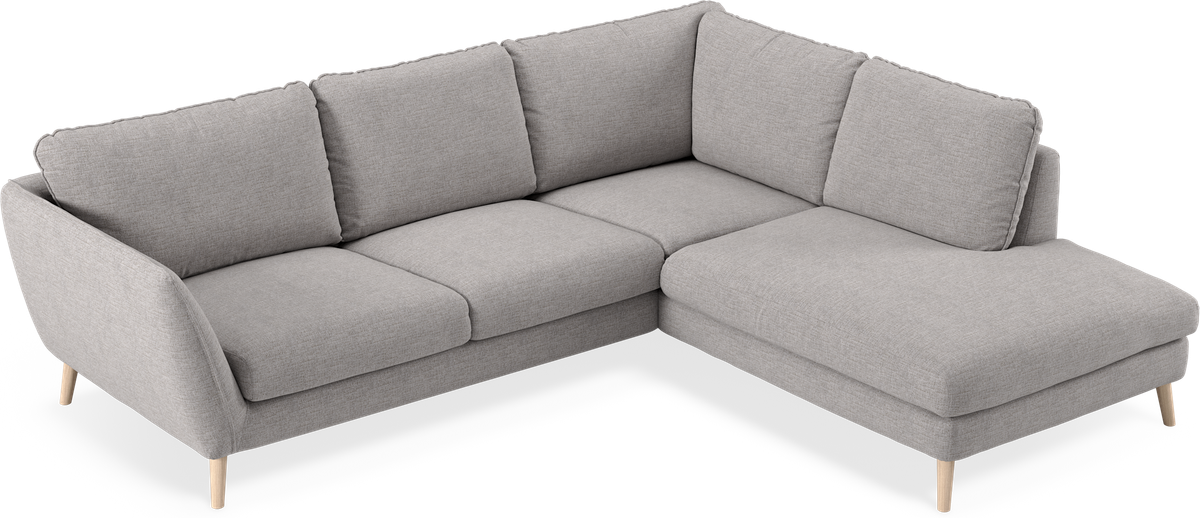 Madison 2-sits soffa med divan höger view 2