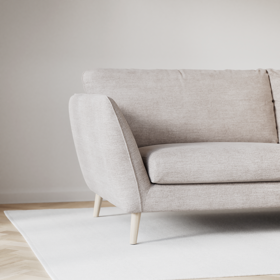 Madison 2-sits soffa med divan höger view 3