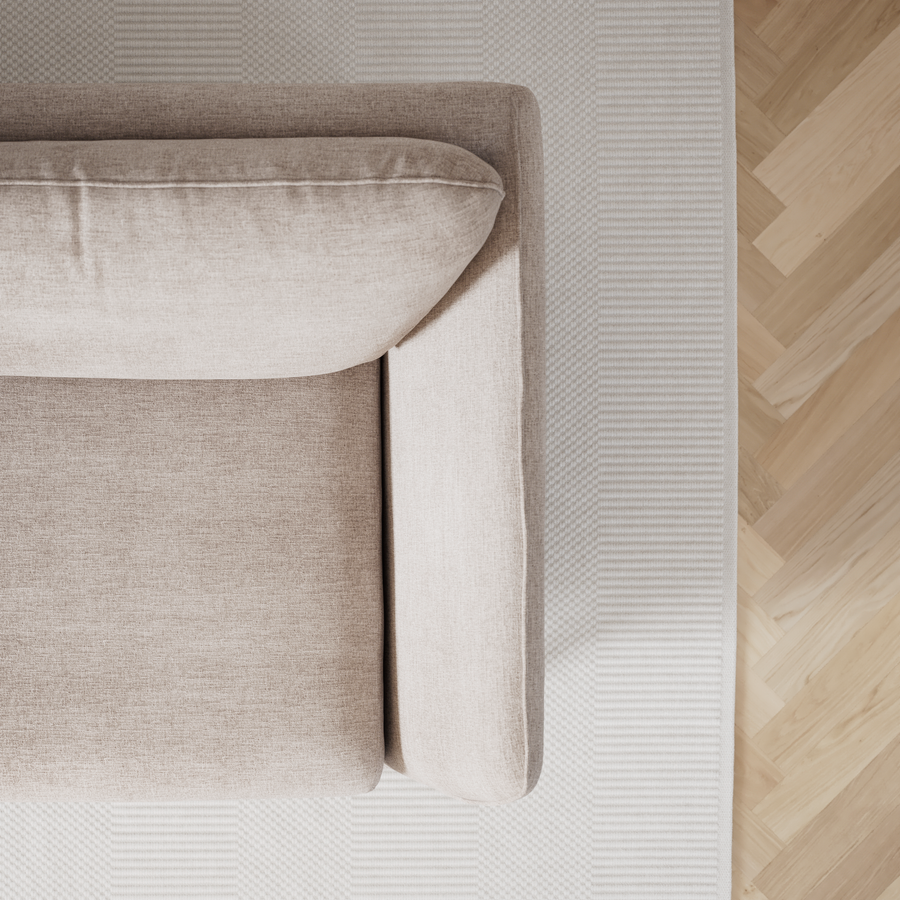 Madison 2-sits soffa med divan höger view 5