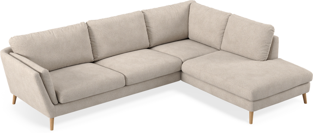 Madison Lux 3-sits soffa med divan höger view 3