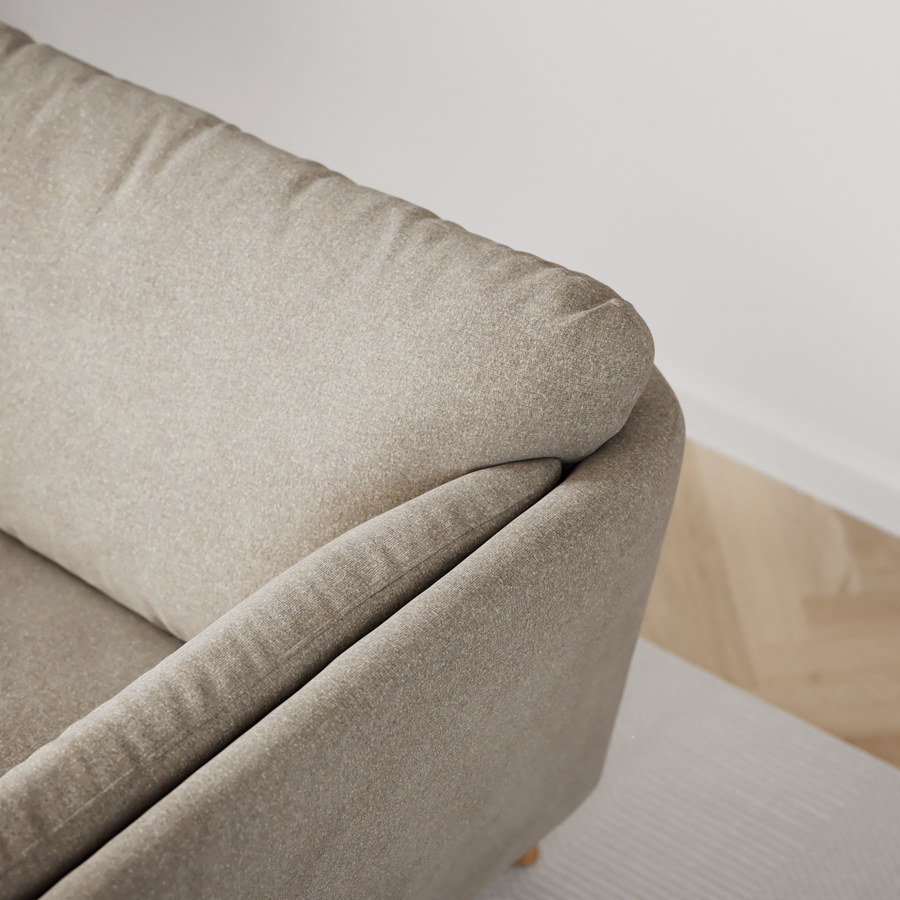 Madison Lux 3-sits soffa med divan höger view 5