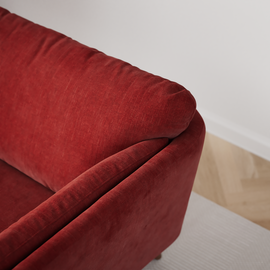 Madison 2-sits soffa med divan vänster och schäslong höger view 9