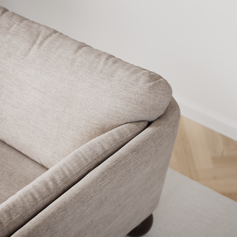 Madison 2-sits soffa med schäslong vänster och divan höger view 5