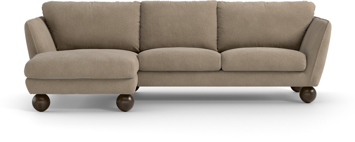 Madison Lux 2-sits soffa med schäslong vänster