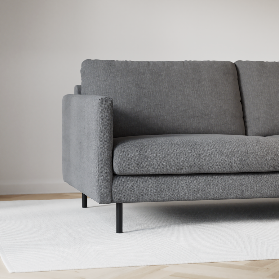 Madison 2-sits soffa med schäslong höger view 5