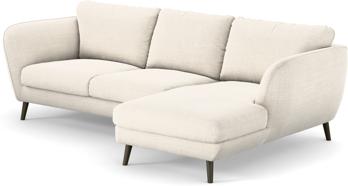 Madison Lux 2-sits soffa med schäslong höger view 3