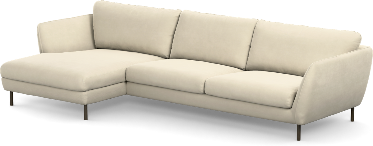 Madison Lux 3-sits soffa med schäslong vänster view 3