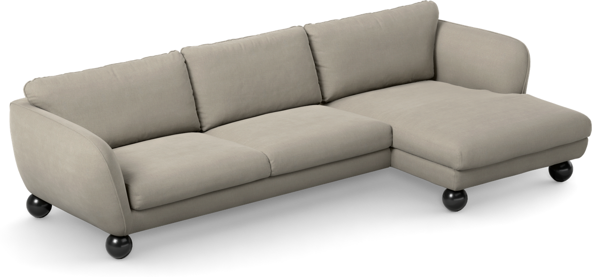 Madison 3-sits soffa med schäslong höger view 2