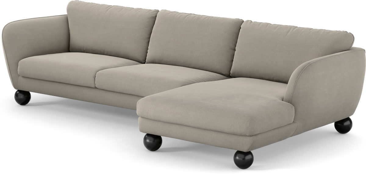 Madison 3-sits soffa med schäslong höger view 3