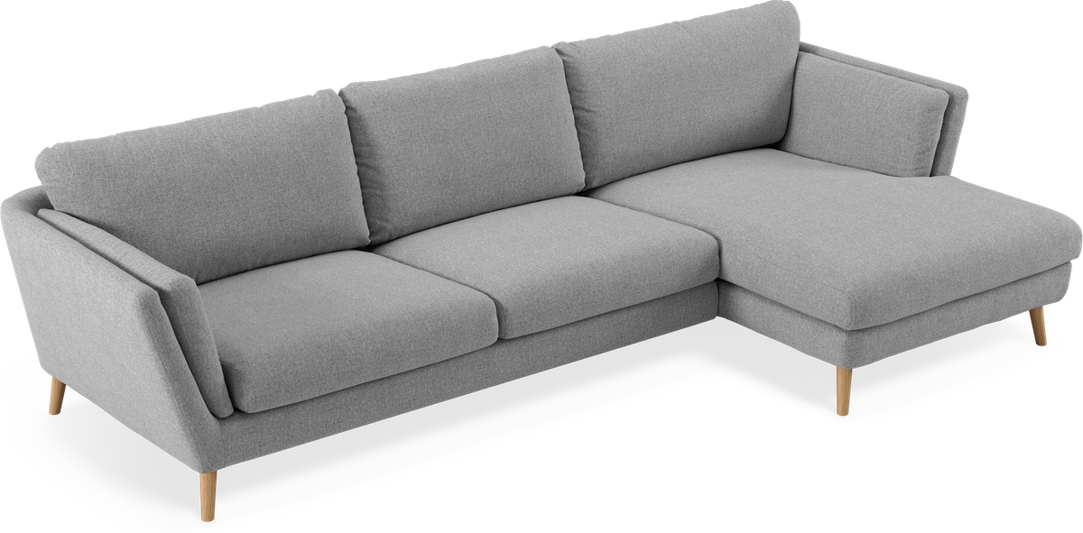 Madison Lux 3-sits soffa med schäslong höger view 2