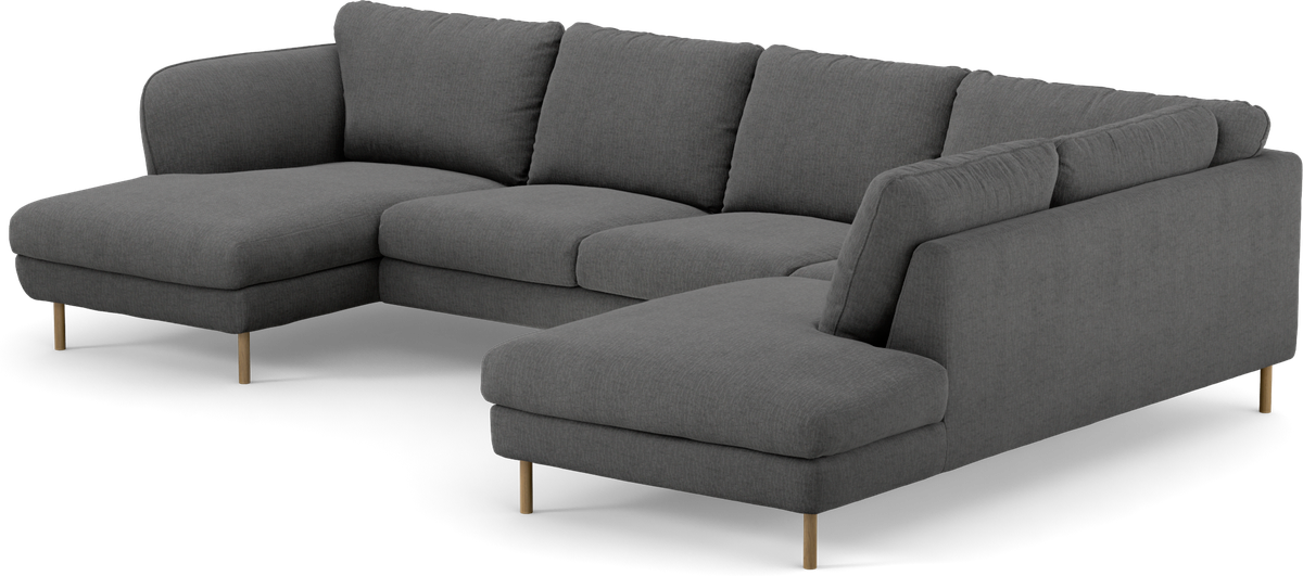 Madison Lux 2-sits soffa med schäslong vänster och divan höger view 3