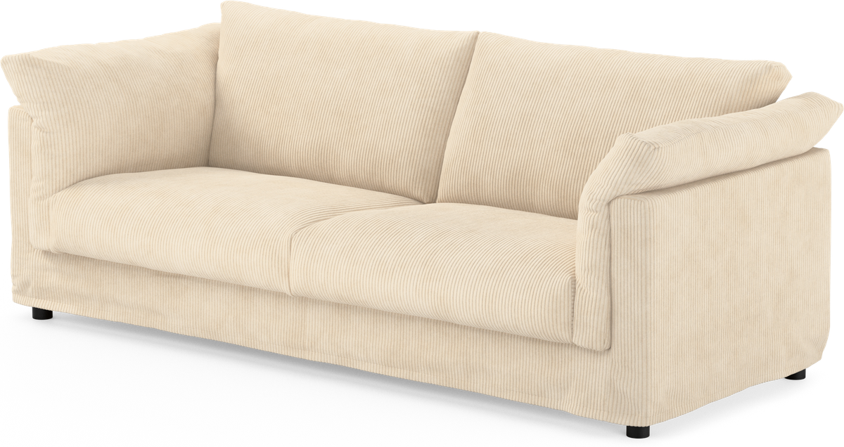 Cherrie 3-sits soffa med kappa view 3