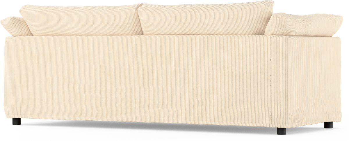 Cherrie 3-sits soffa med kappa view 4