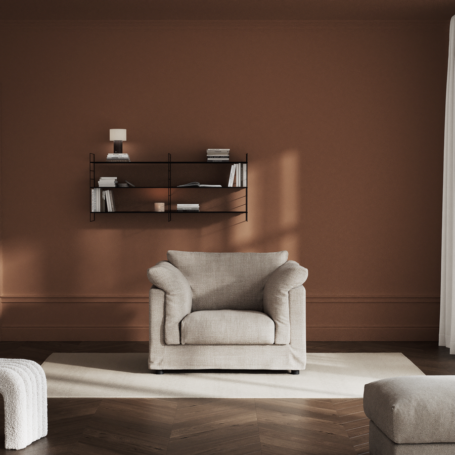 Cherrie Fåtölj med kappa view 5