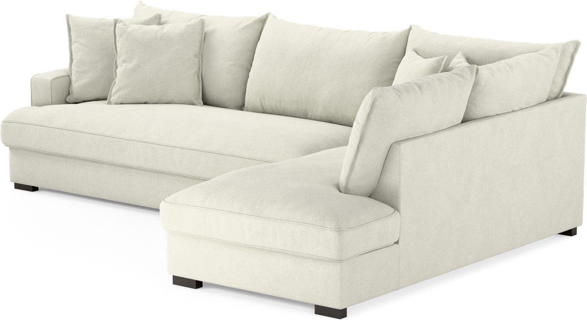 Mila 3-sits soffa med divan höger view 3