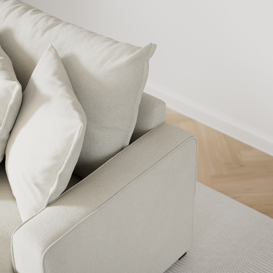 Mila 3-sits soffa med divan höger view 6