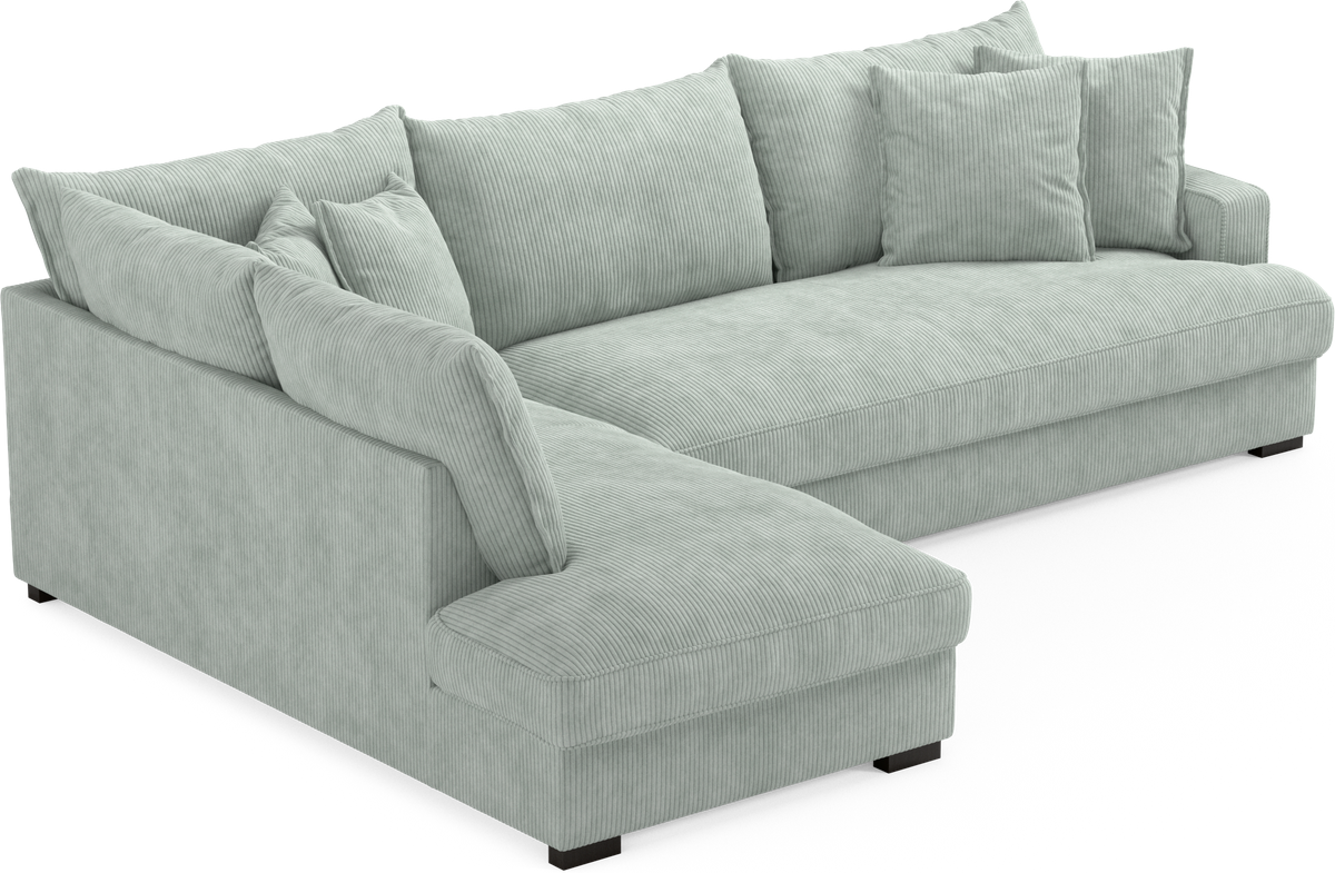 Mila 3-sits soffa med divan vänster view 2