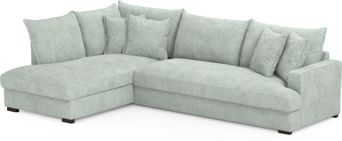 Mila 3-sits soffa med divan vänster view 3