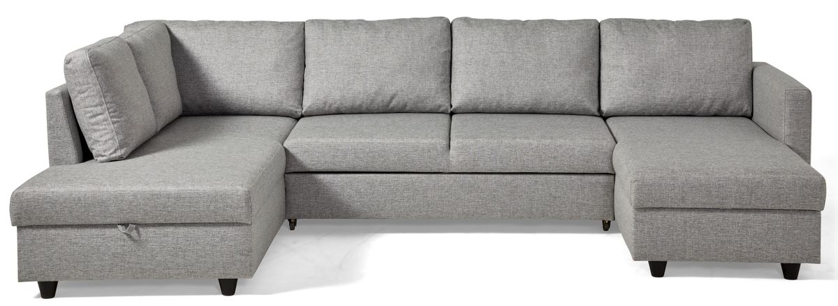 Skaftö Bäddsoffa med divan vänster och schäslong höger view 2