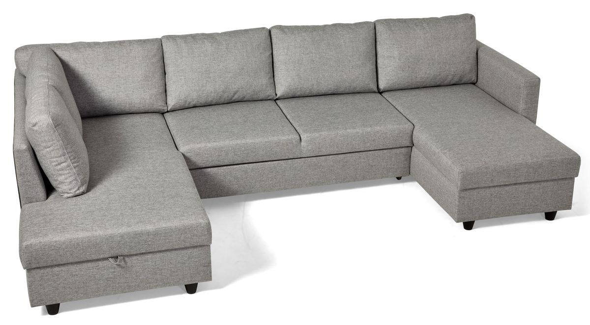 Skaftö Bäddsoffa med divan vänster och schäslong höger view 4