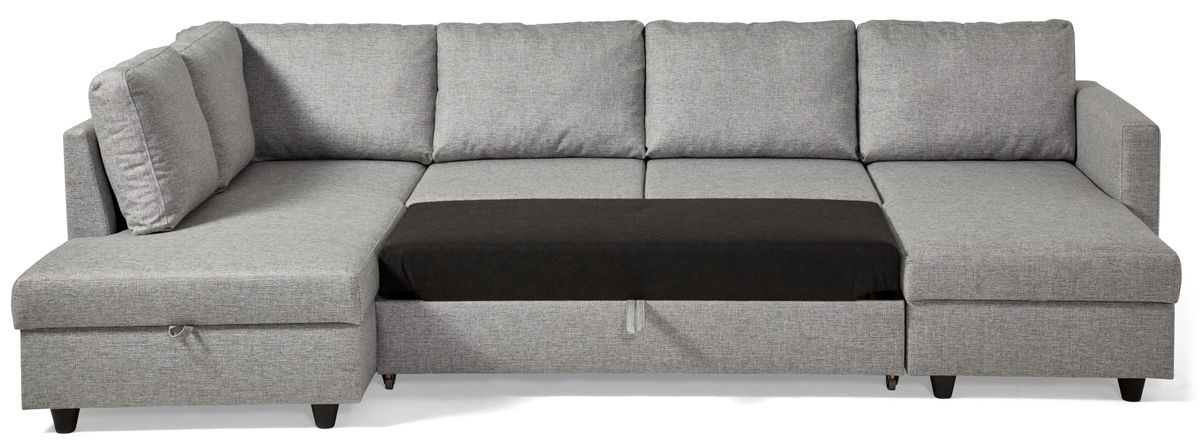 Skaftö Bäddsoffa med divan vänster och schäslong höger view 9